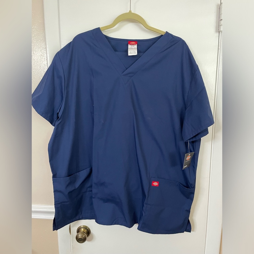 LOT of 3 Scrub SETS  PLUS 1 Scrub top all size 2 XL  unisex Dickies Cherokee NEW - Picture 5 of 16